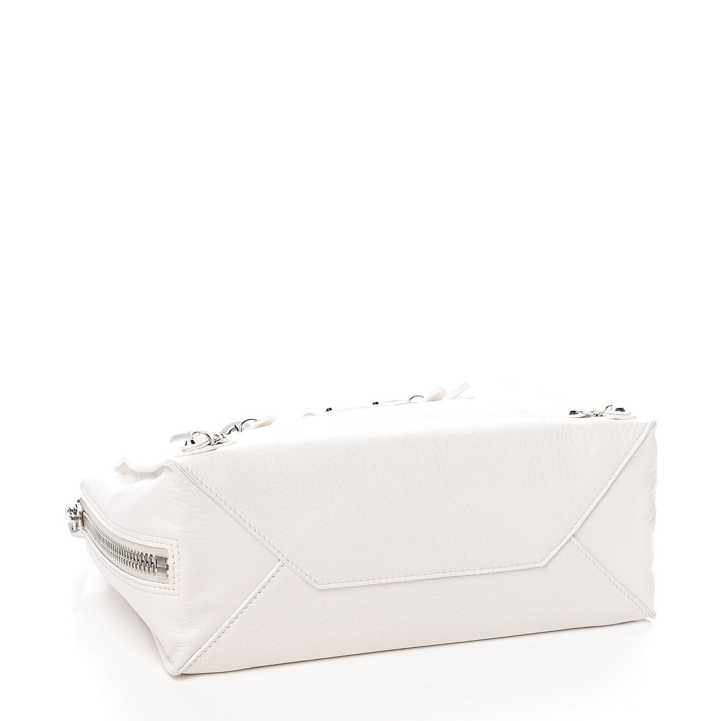 Veau Papier A6 Zip Around Tote White