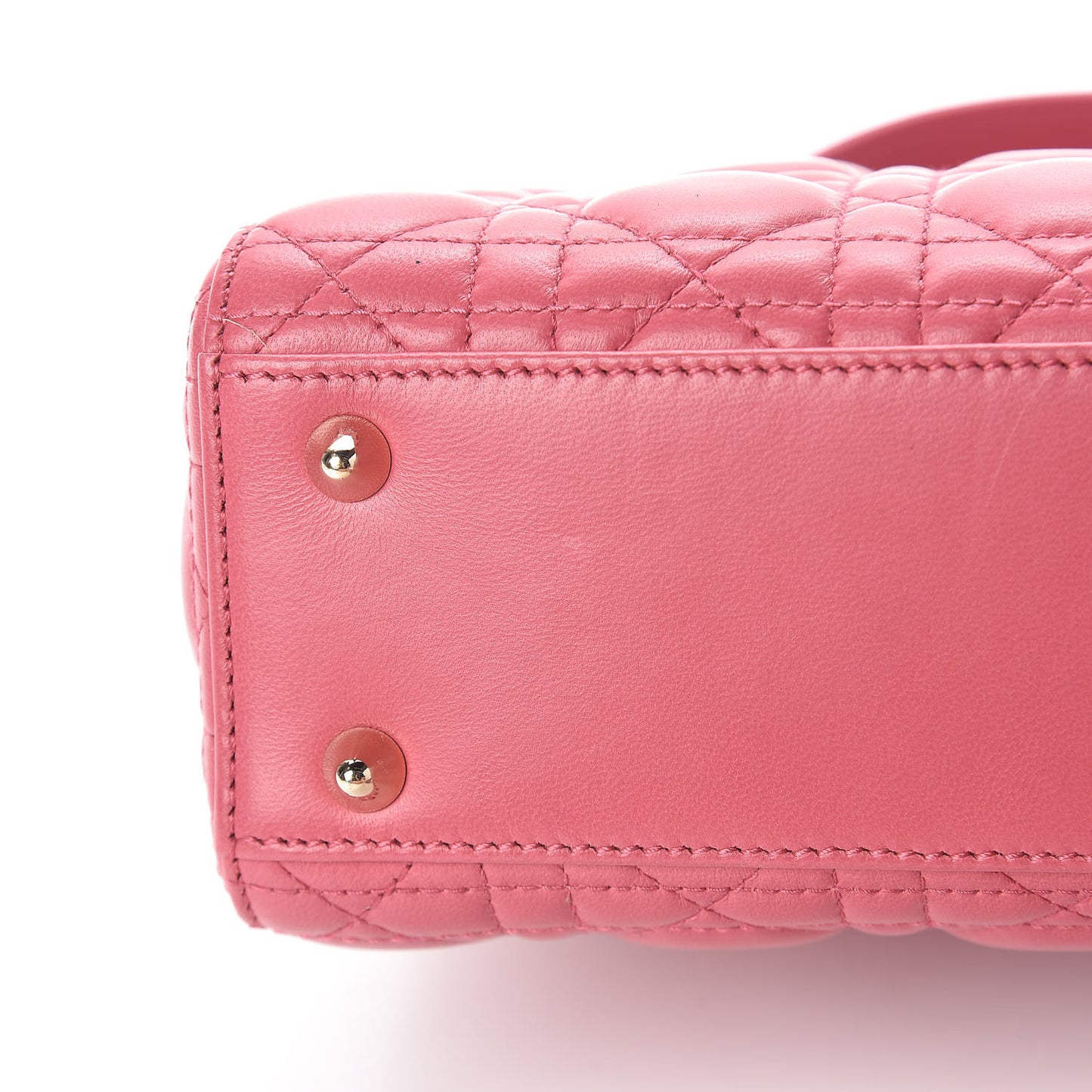 Lambskin Cannage Small My ABCDior Lady Dior Pink Honey