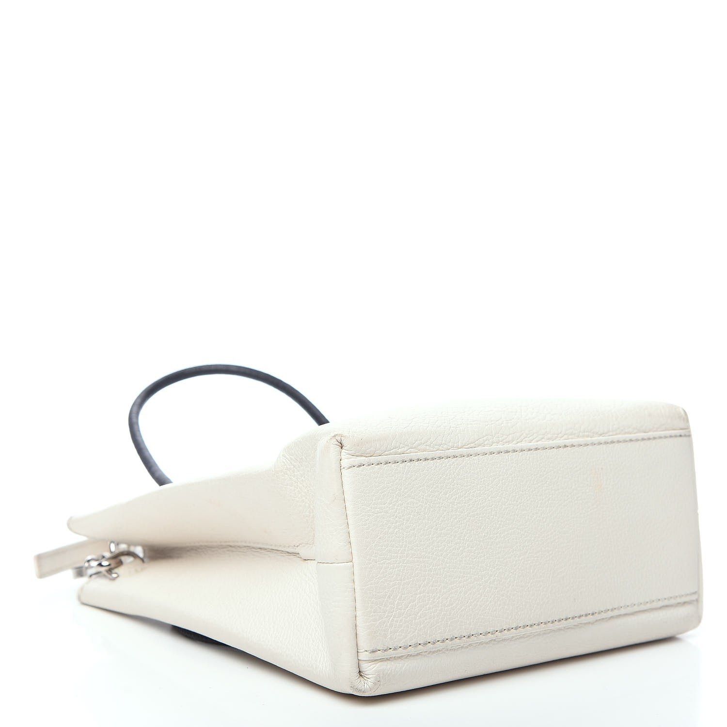 Balenciaga Calfskin Logo XXS Shopping Tote White 3 of 11
