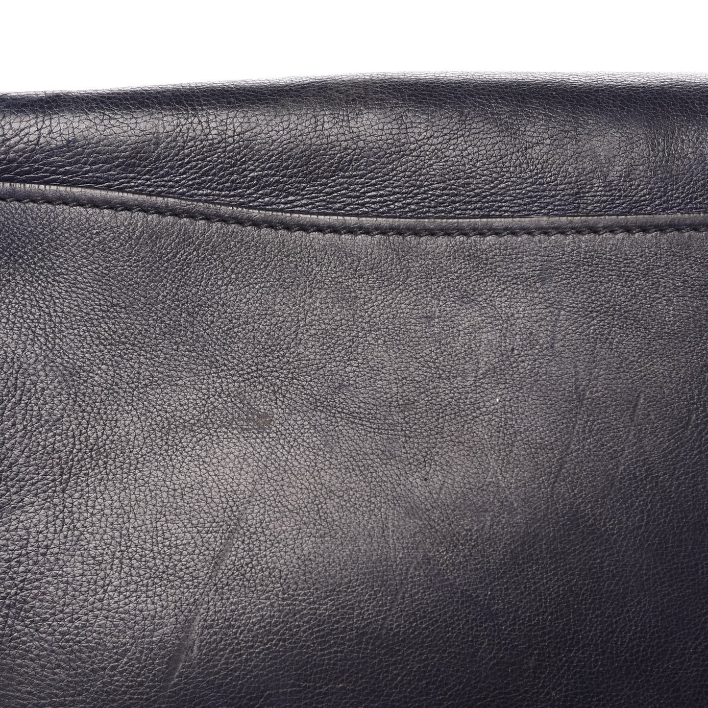 Glace Calfskin Twin Pocket Tote Baltico