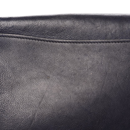 Prada Glace Calfskin Twin Pocket Tote Baltico 15 of 18
