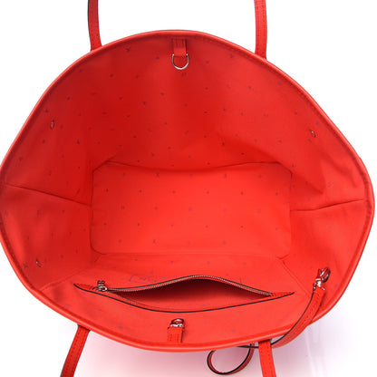 Louis Vuitton Monogram Escale Neverfull MM Rouge 6 of 11