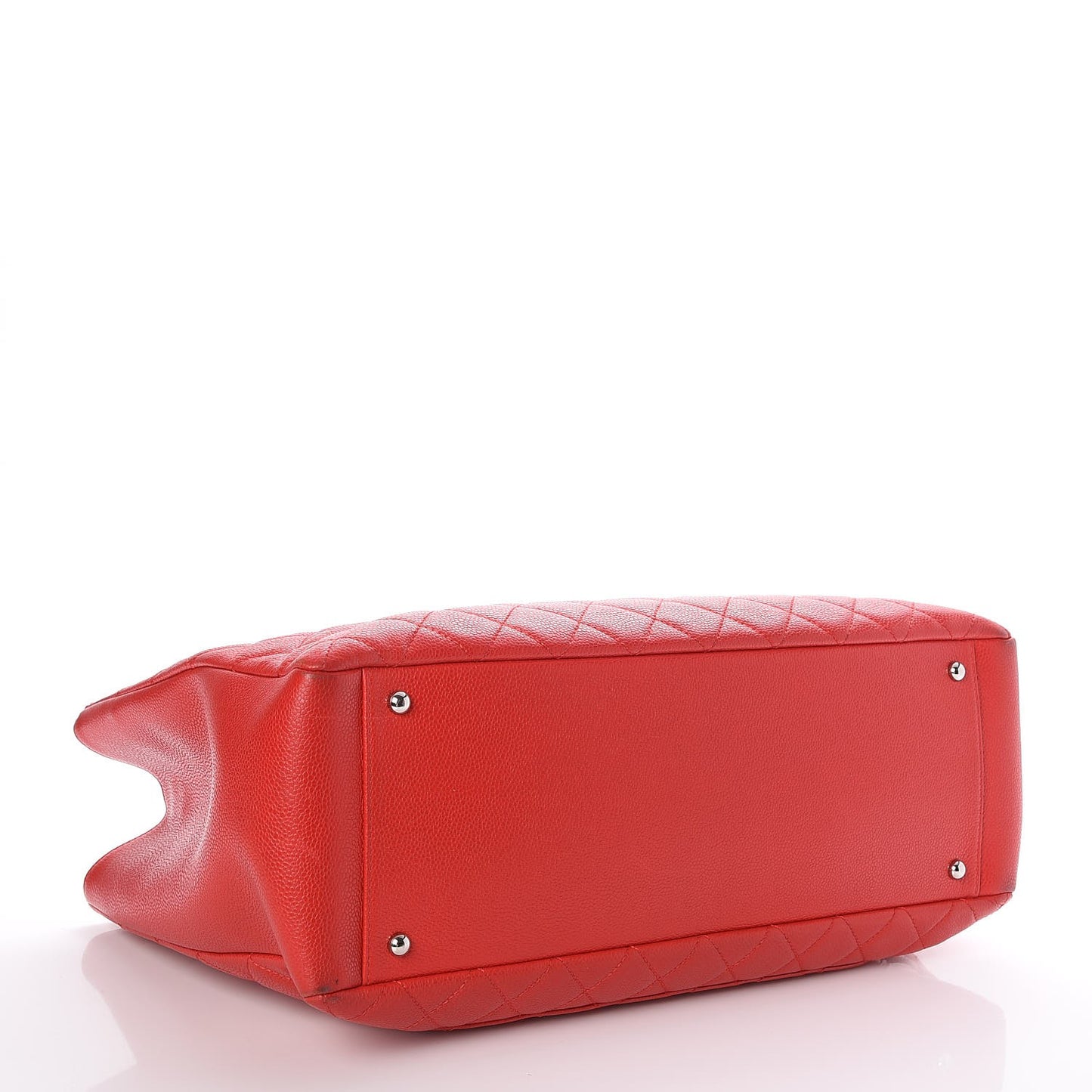 Caviar Quilted XL Grand Shopping Tote GST Red