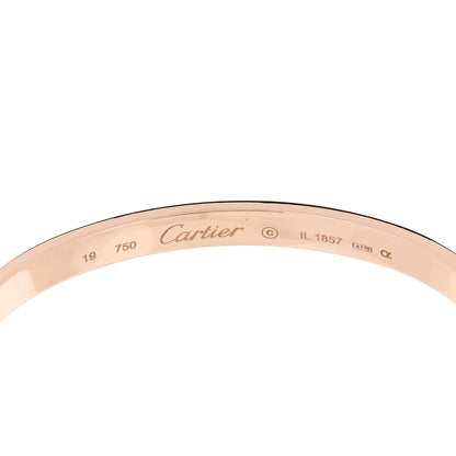 Cartier 18K Pink Gold LOVE Bracelet 19 3 of 4
