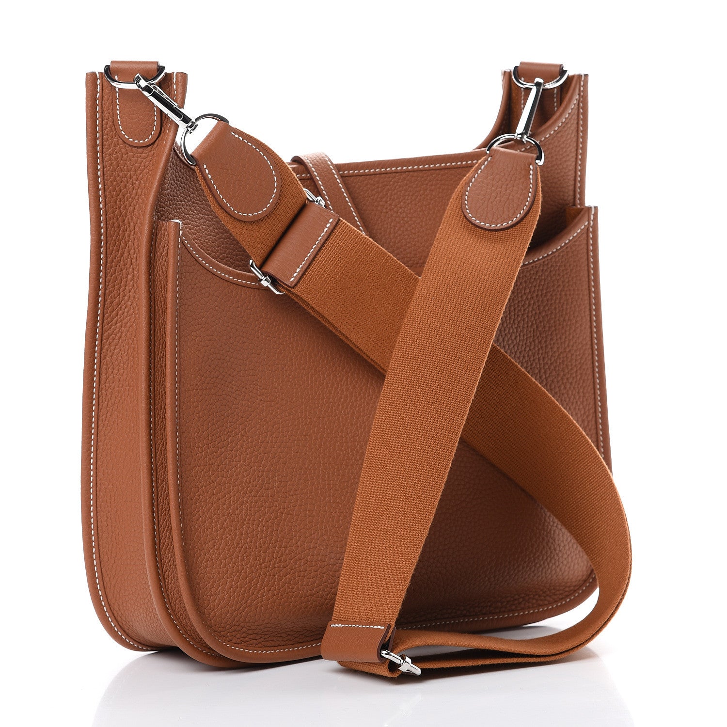 Hermes Taurillon Clemence Evelyne III PM Gold 2 of 10