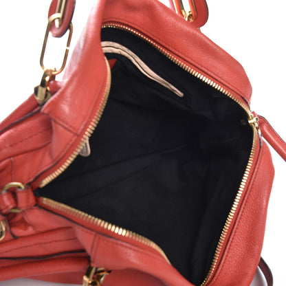Chloe Calfskin Large Paraty Paprika Red 6 of 15