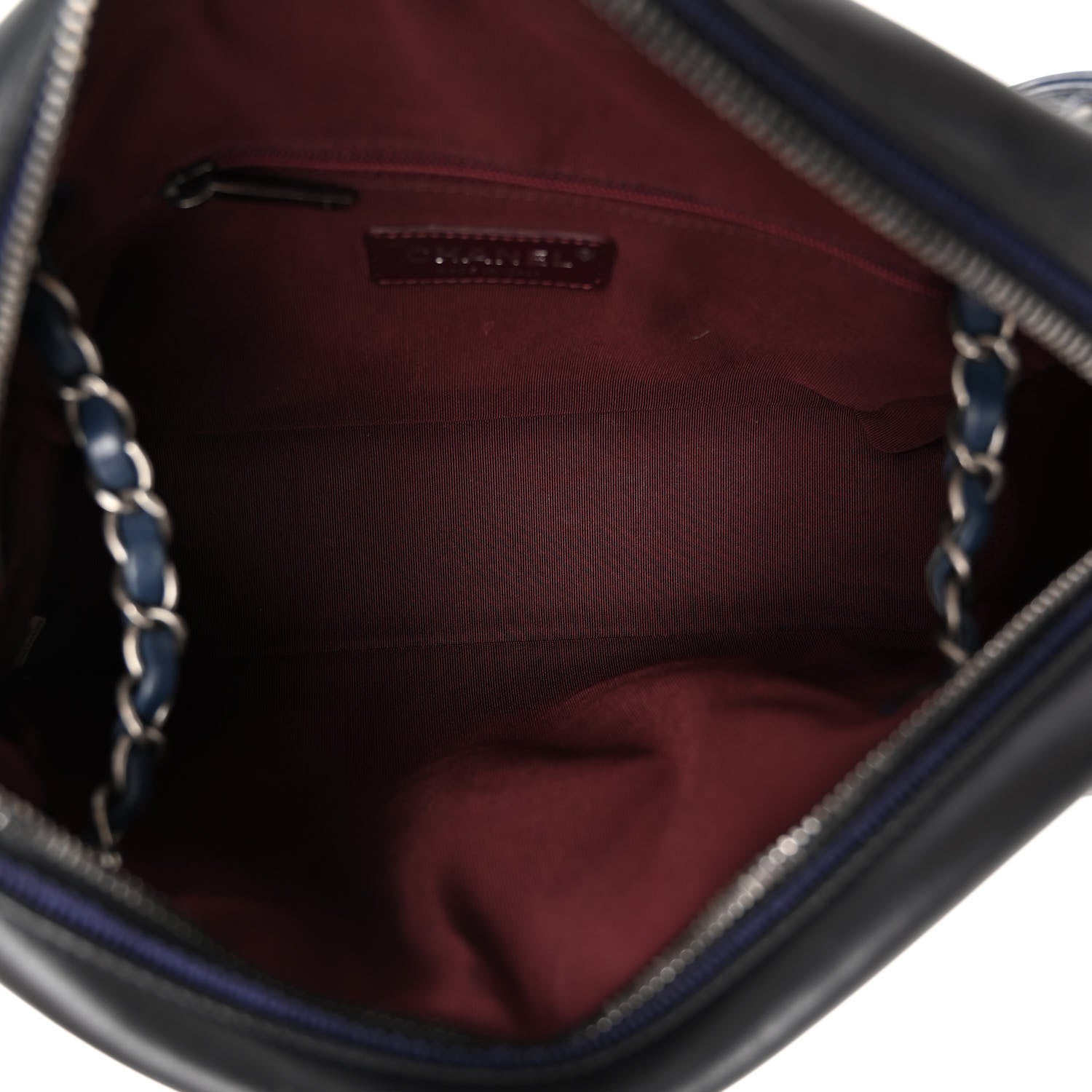 Chanel Calfskin Quilted Small Ballerine Camera Case Dark Blue 6 of 11