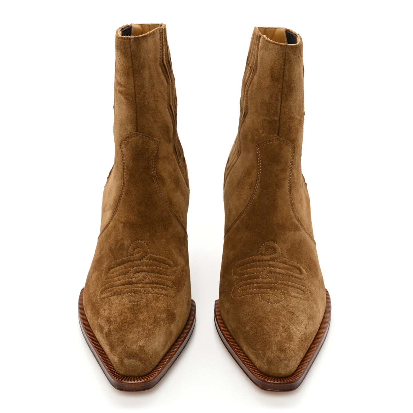 Suede Womens Vegas Ankle Boot 37 Brun Fume