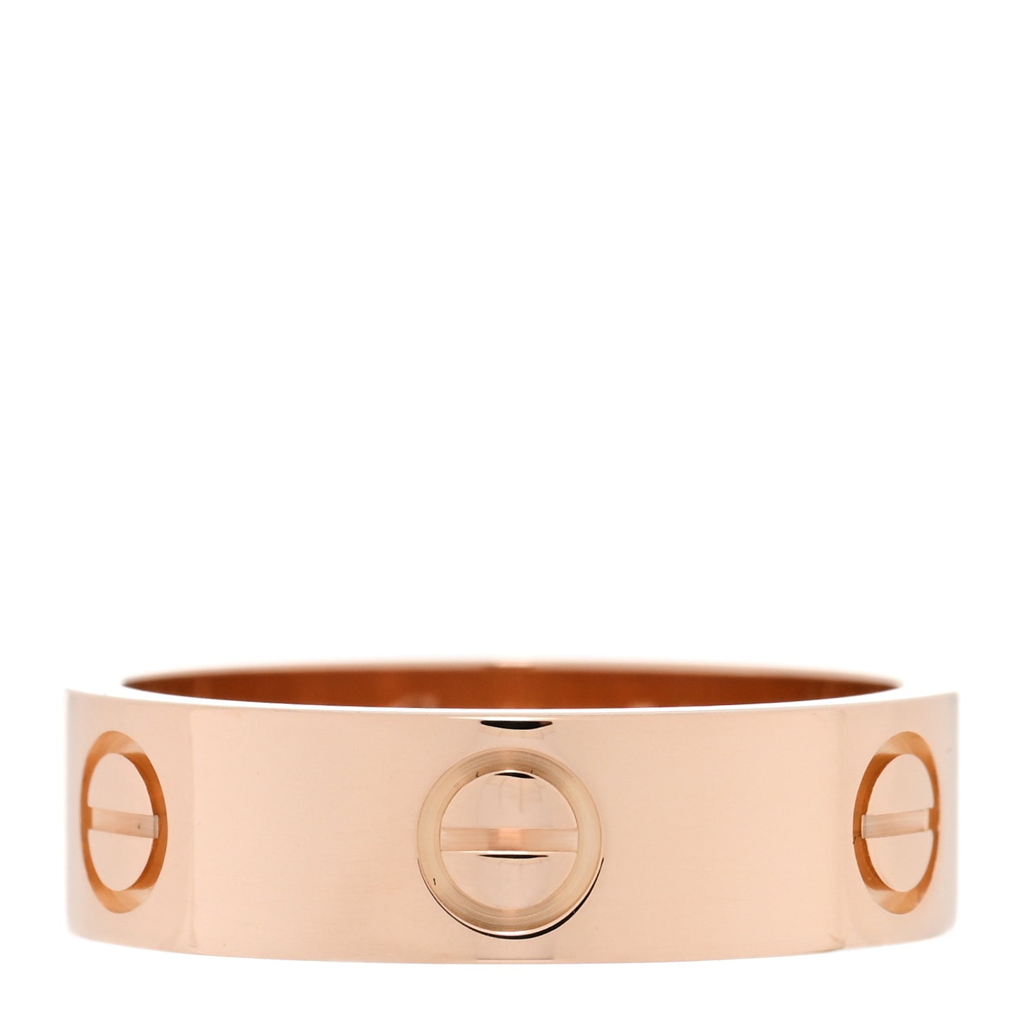 18K Pink Gold 5.5mm LOVE Ring 54 6.75