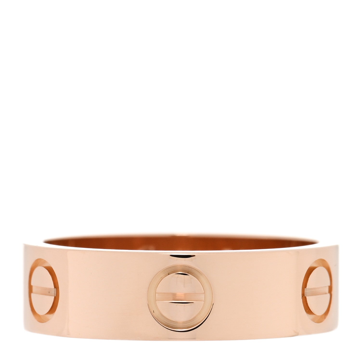 Cartier 18K Pink Gold 5.5mm LOVE Ring 54 6.75 1 of 4