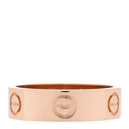Cartier 18K Pink Gold 5.5mm LOVE Ring 54 6.75 1 of 4