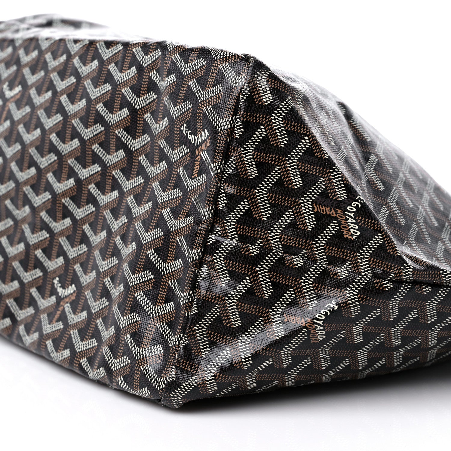 Goyard Goyardine Saint Louis GM Black Gold 8 of 10