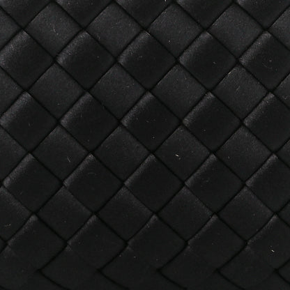 Bottega Veneta Satin Intreccio Impero Ayers Knot Clutch Black 7 of 9