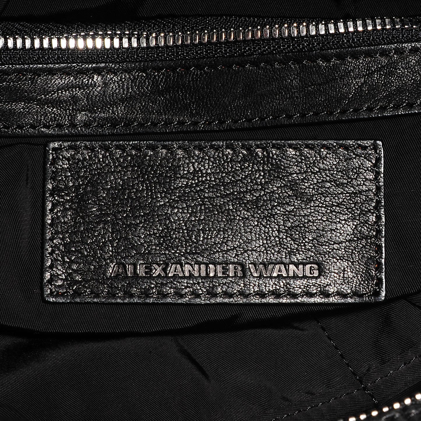 Pebbled Lambskin Morgan Hobo Black Silver Hardware