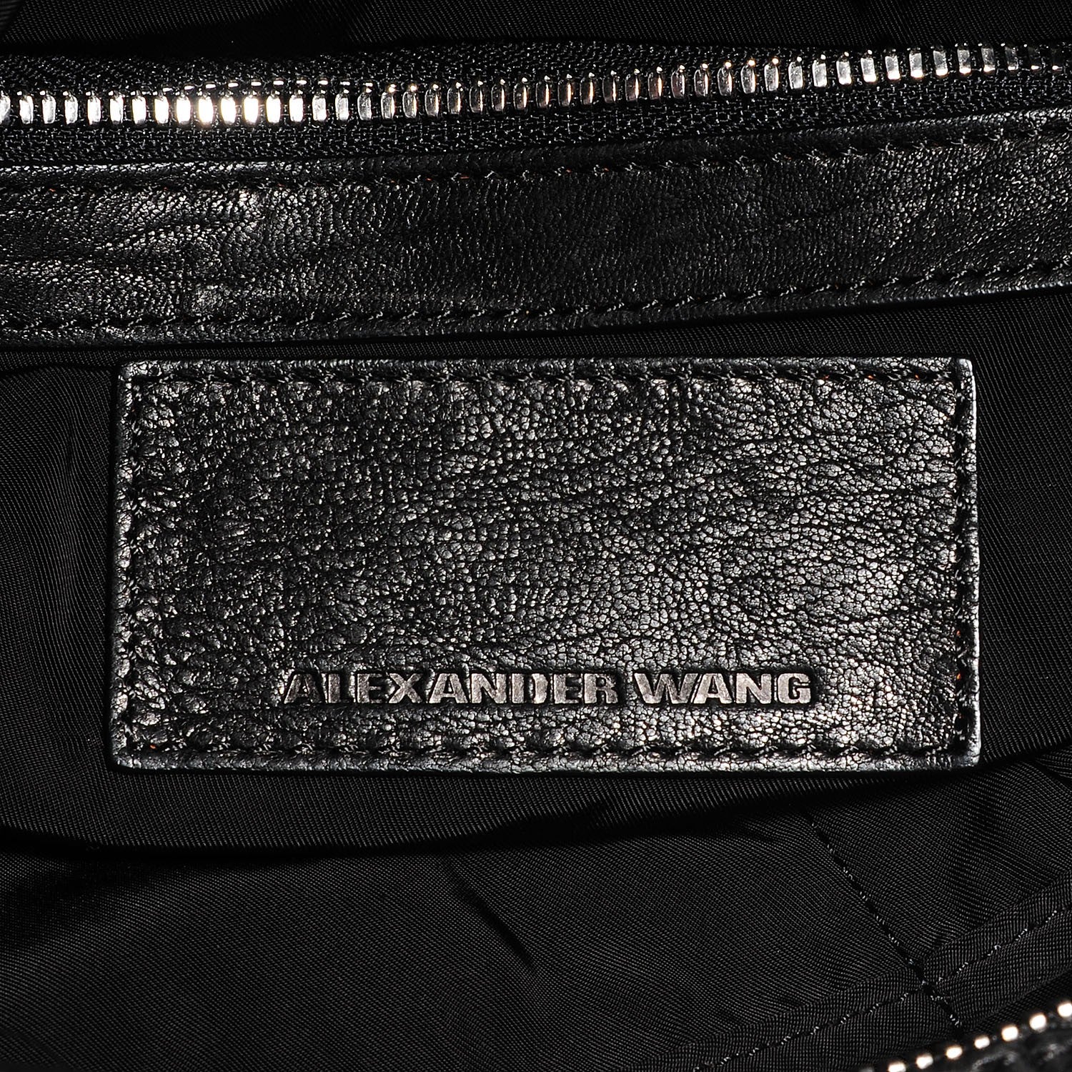 Alexander Wang Pebbled Lambskin Morgan Hobo Black Silver Hardware 7 of 7