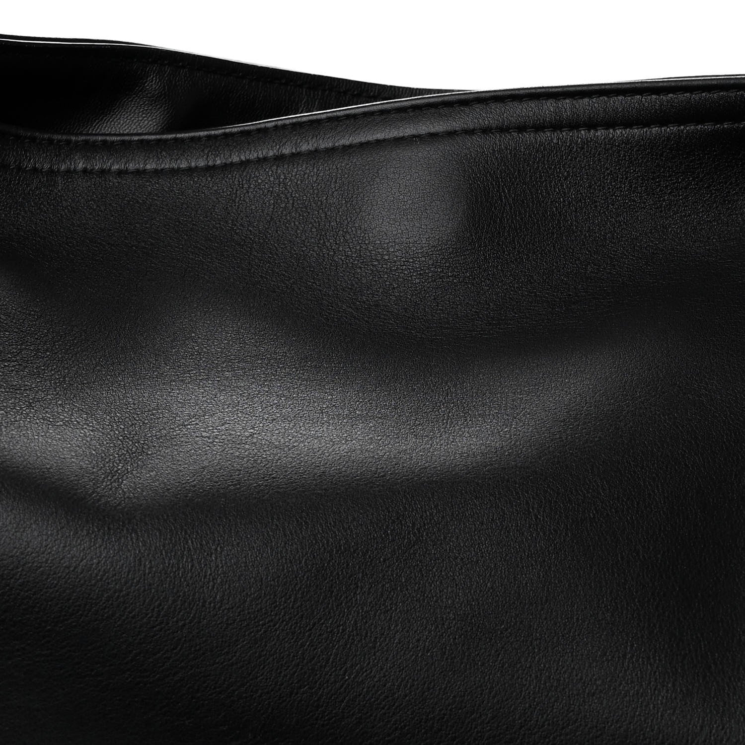Bottega Veneta Silky Calfskin Large Hop Black 8 of 11