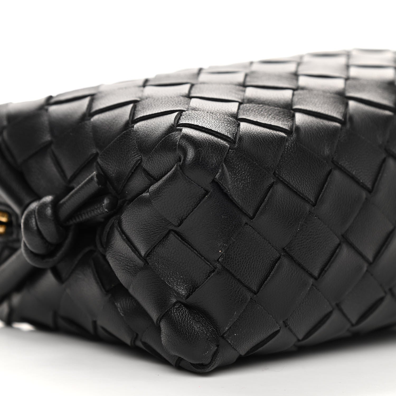 Bottega Veneta Nappa Intrecciato Mini Loop Camera Bag Black 8 of 9