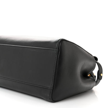 Fendi Nappa Stacked Bar Mini Peekaboo Iconic Satchel Black 11 of 12