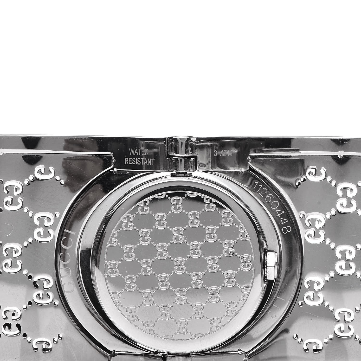 Gucci Stainless Steel Diamond Bezel 33mm Twirl Quartz Watch Brown 6 of 6