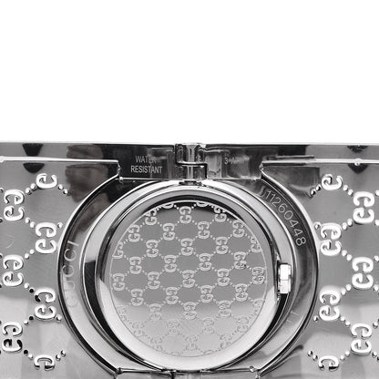 Gucci Stainless Steel Diamond Bezel 33mm Twirl Quartz Watch Brown 6 of 6