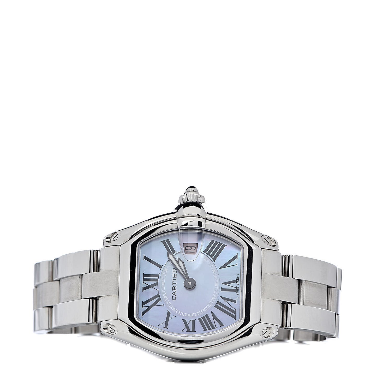 Stainless Steel Purple Mother of Pearl 31mm Roadster Quartz Watch