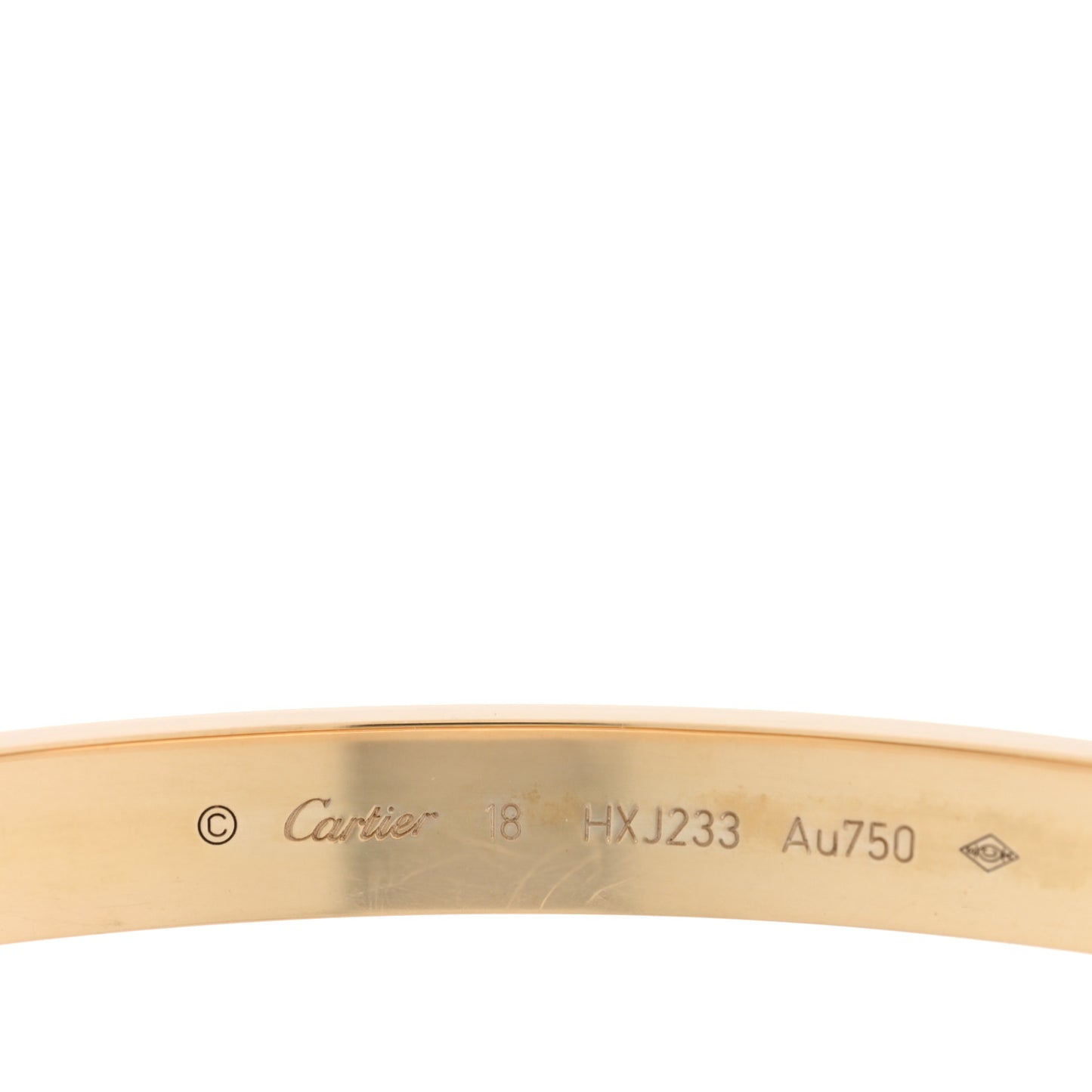 18K Yellow Gold LOVE Bracelet 18