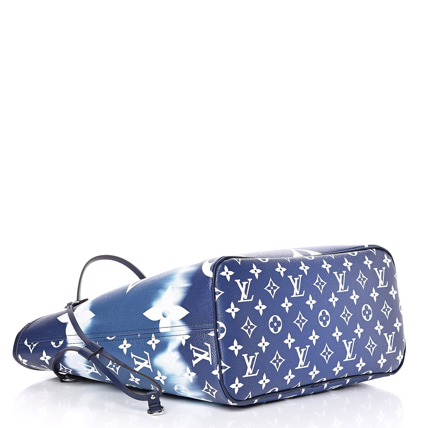 Louis Vuitton Monogram Escale Neverfull MM Blue 4 of 9