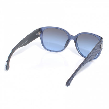 Chanel Acetate Tweed Boy Sunglasses Navy 2 of 6