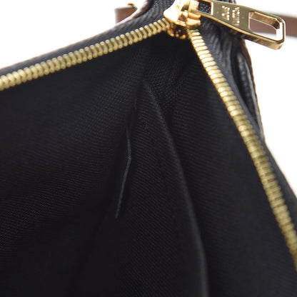 Louis Vuitton Monogram Pallas Clutch Black 7 of 10