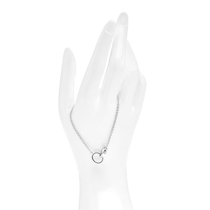 Cartier 18K White Gold Interlocking LOVE Bracelet 2 of 4