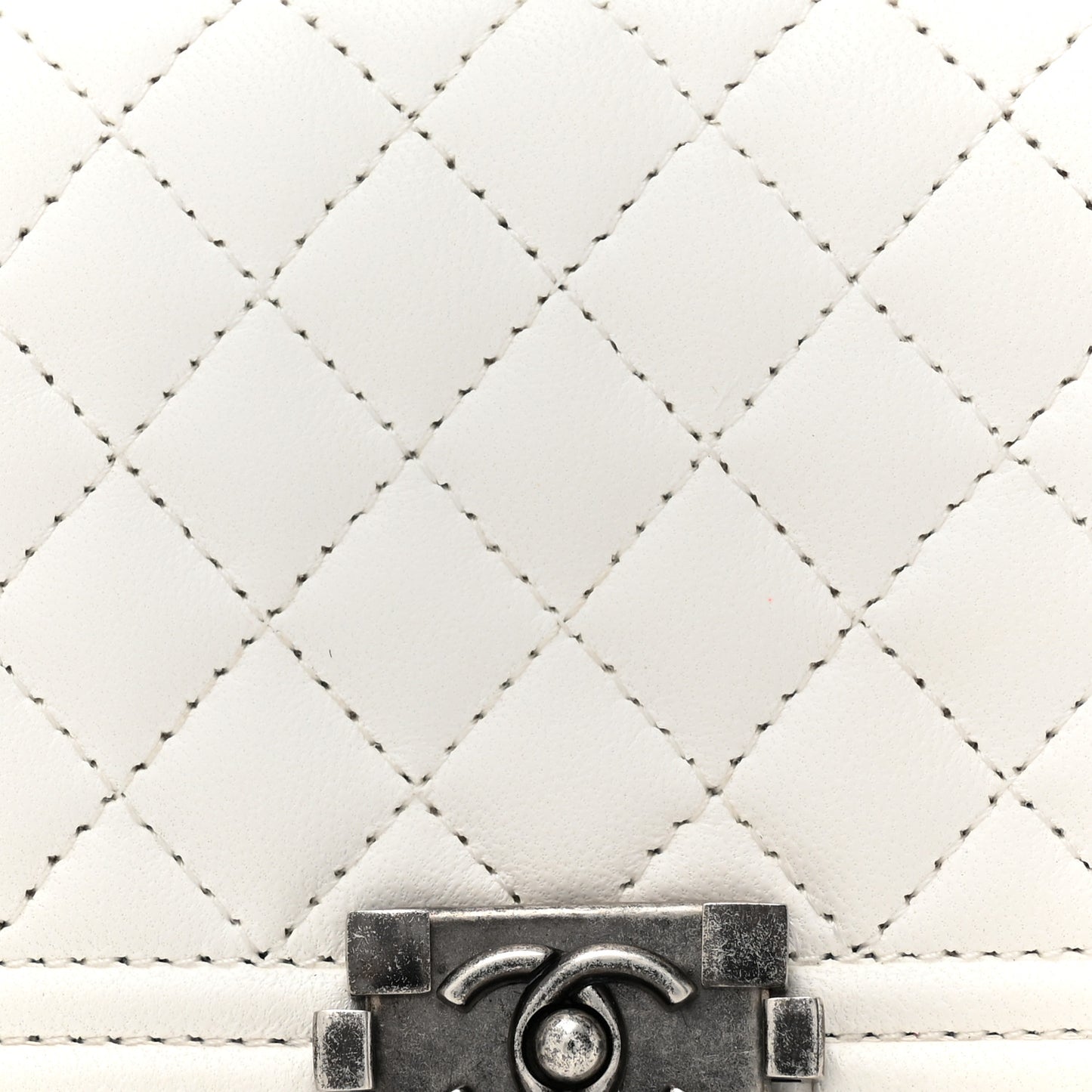 Lambskin Calfskin Tweed Success Story Set of 4 Minis Bags White