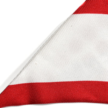 Christian Dior Silk Dots Dioramour Mitzah Scarf White Red 4 of 4