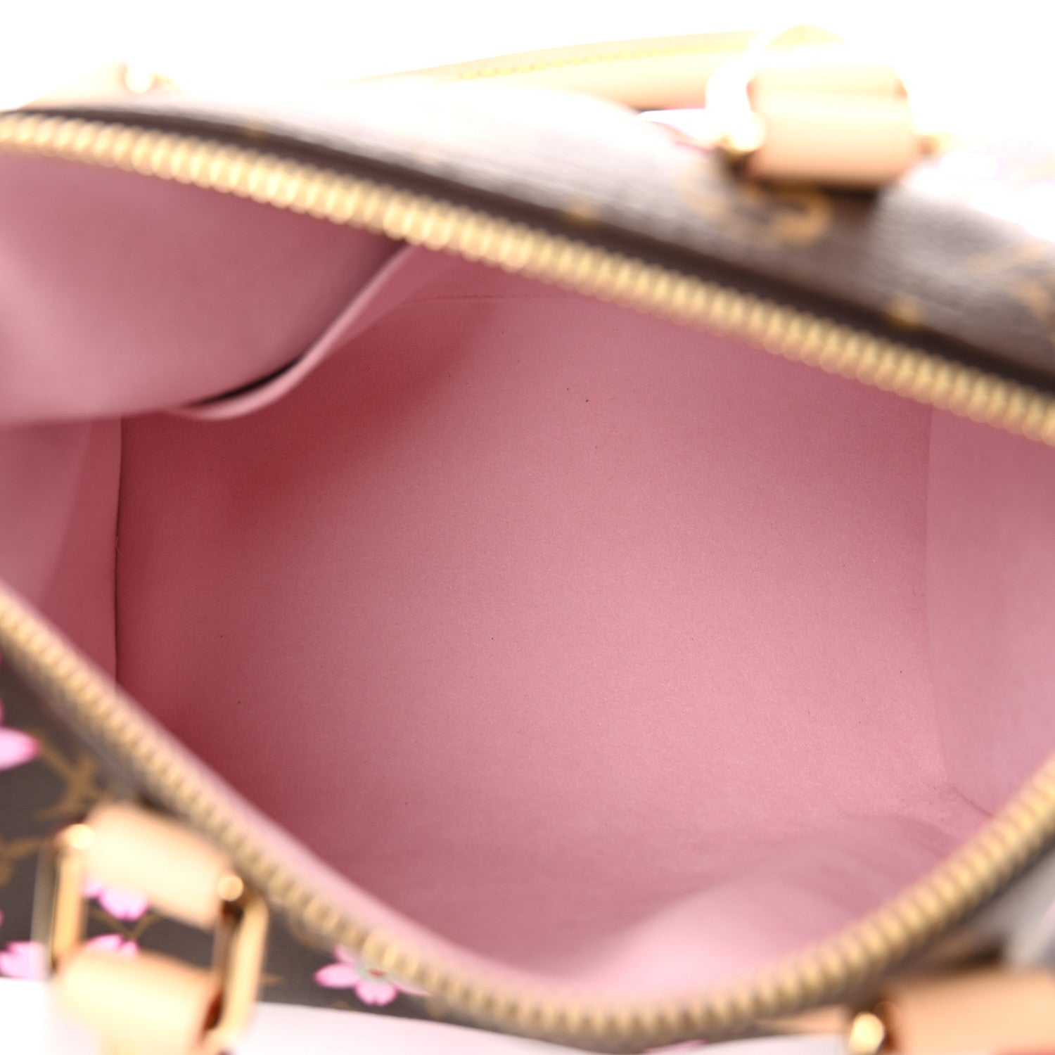 Louis Vuitton LV X TM Monogram Cherry Blossom Speedy Bandouliere 25 Sakura Brown 5 of 9