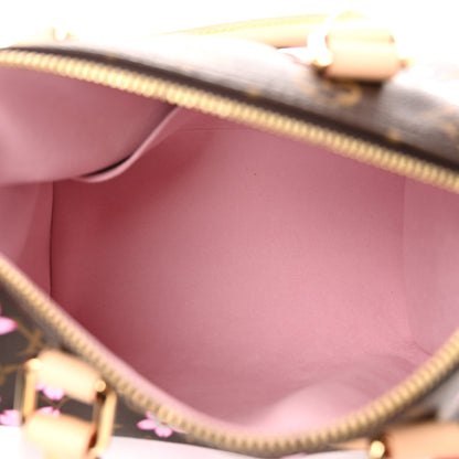 Louis Vuitton LV X TM Monogram Cherry Blossom Speedy Bandouliere 25 Sakura Brown 5 of 9