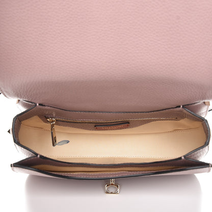 Valentino Garavani Pebbled Calfskin Joylock Flap Messenger Bag Lipstick 5 of 8