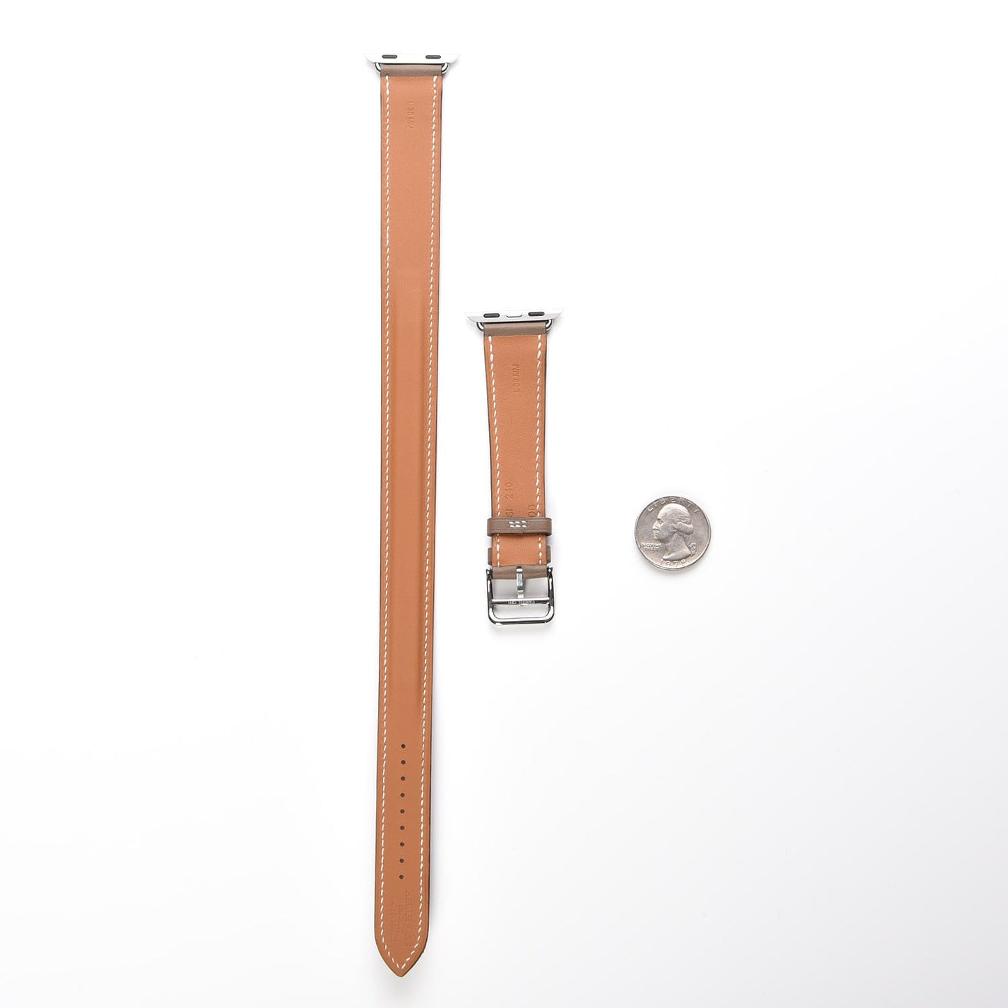 Swift 38mm Apple Watch Double Tour Band Etoupe