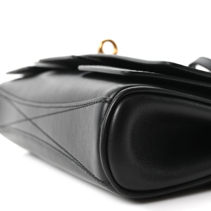 Balenciaga Smooth Calfskin Small Bel Air Clutch On Strap Black 10 of 10