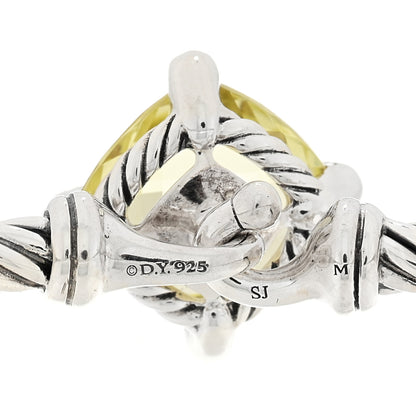 David Yurman Sterling Silver Lemon Citrine Diamond 9mm Chatelaine Bracelet 3 of 3