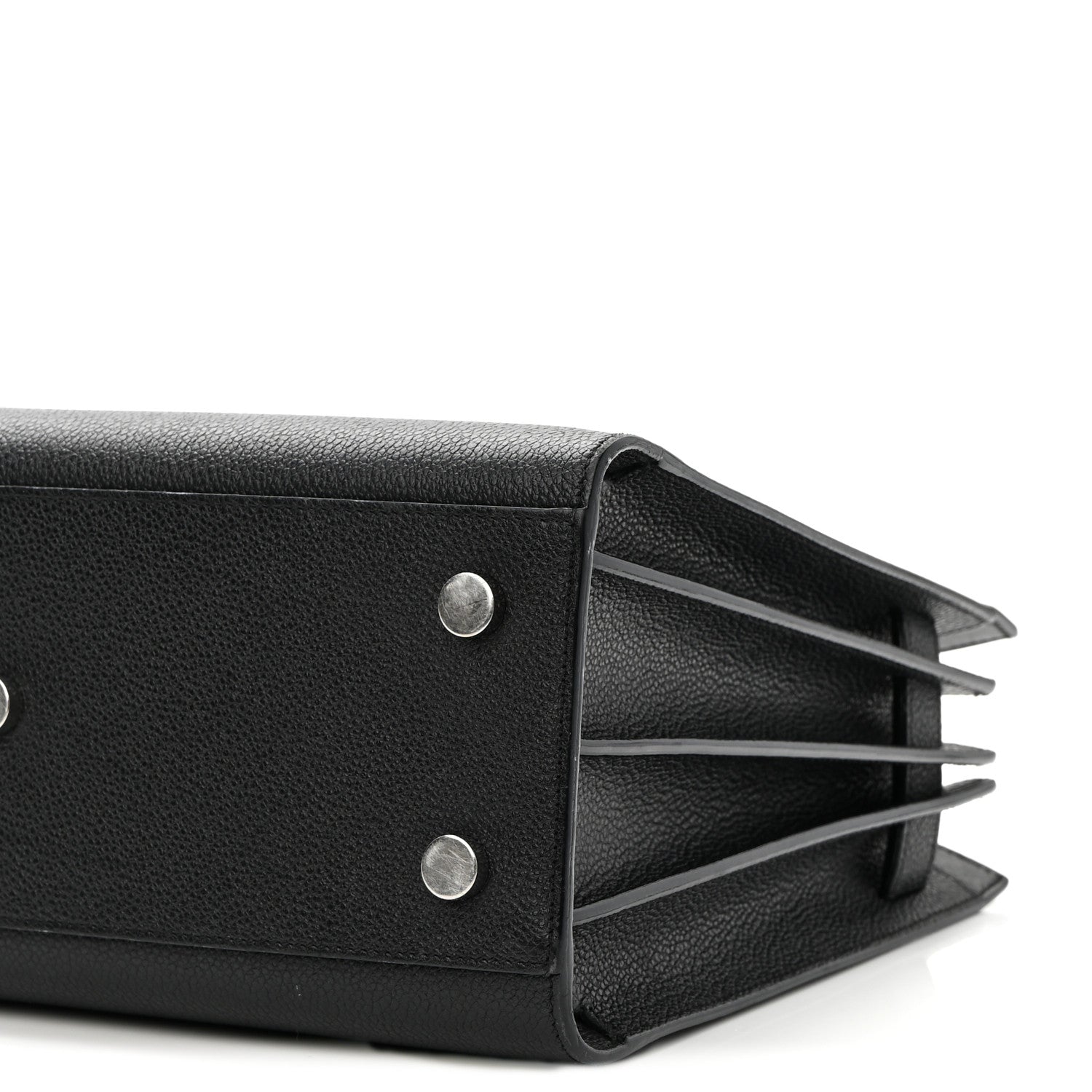 Saint Laurent Grained Calfskin Baby Sac De Jour Black 9 of 11