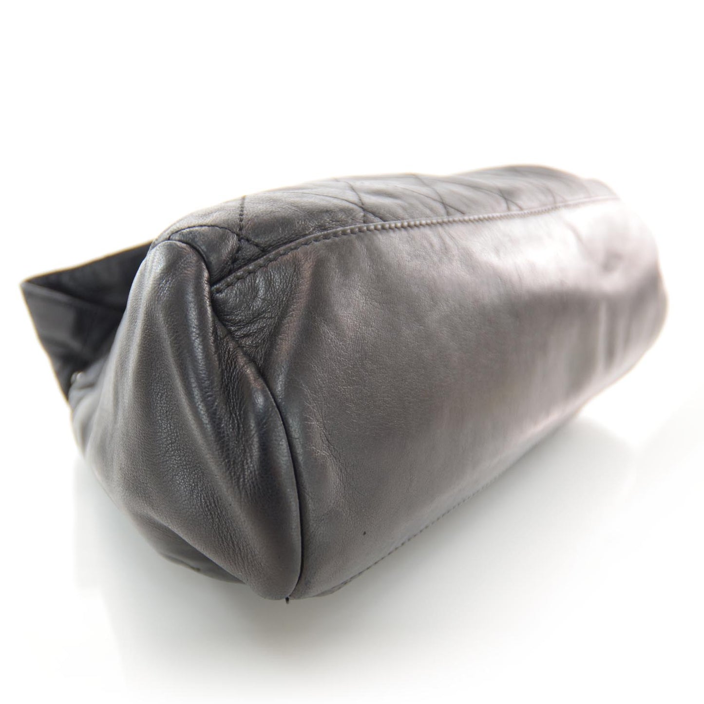 Lambskin Quilted New Lock Flap Black