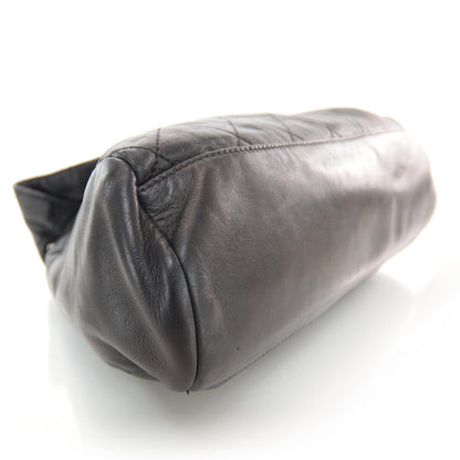 Chanel Lambskin Quilted New Lock Flap Black 4 of 9