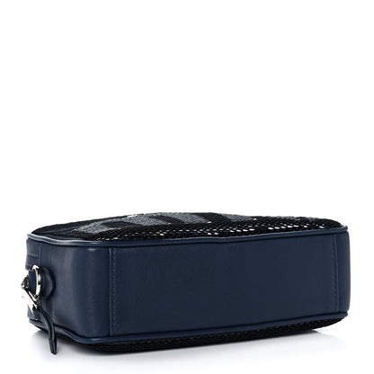 Miu Miu Paillettes Sequin Logo Camera Bag Bleu 4 of 11