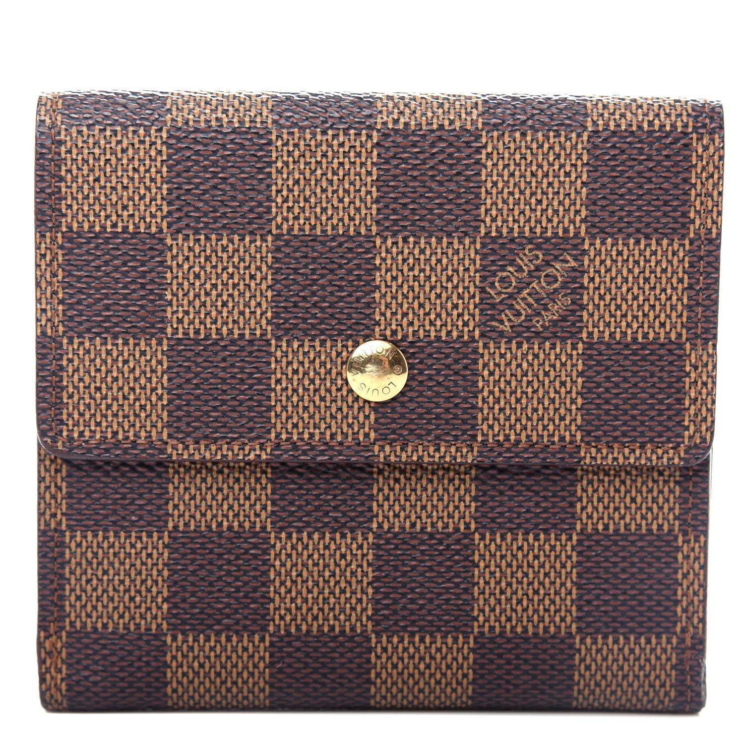 Louis Vuitton Damier Ebene Elise Wallet 1 of 9