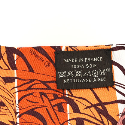 Hermes Silk Jungle Love Rainbow Twilly Brun Brique Fauve 3 of 3