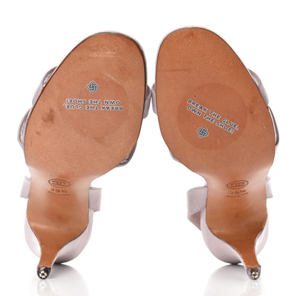 Chanel Lambskin Logo Sandal 39.5 Lilac 5 of 10
