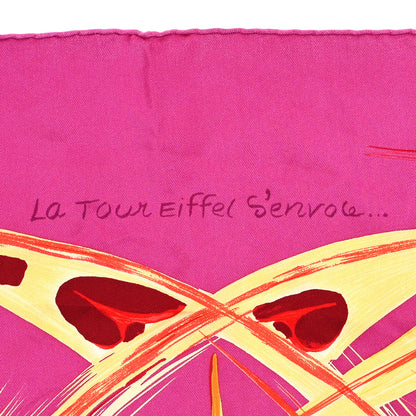 Hermes Silk Le Tour Eiffel S'Envole Scarf 90 4 of 5