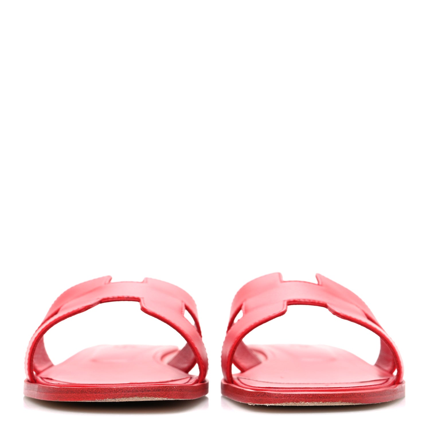Hermes Calfskin Oran Sandals 41 Rouge Bali 3 of 11