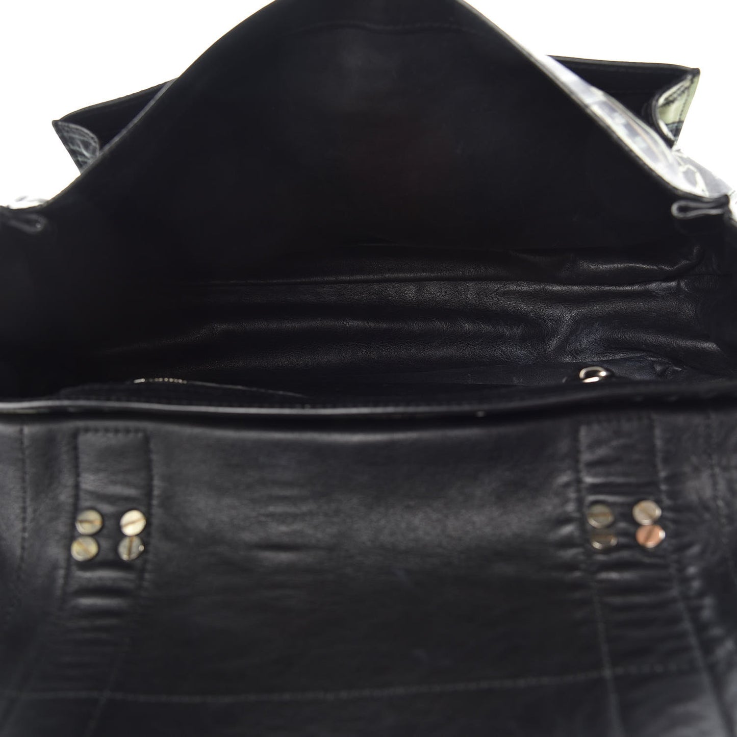 Calfskin PS1 Gotham Print Medium Satchel Fence Bike Ice