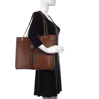 Gucci Calfskin Large Rajah Chain Tote Cuir 2 of 11