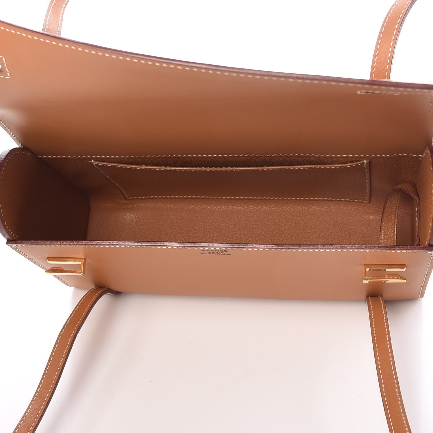 Hermes Chamonix Claquette Shoulder Bag Natural 5 of 11